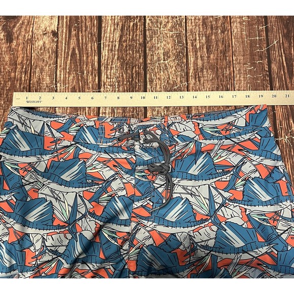 Vineyard Vines Blue Swordfish Sailfish Swim‎ Beach Montauk Board Shorts Size 40 - Picture 8 of 10